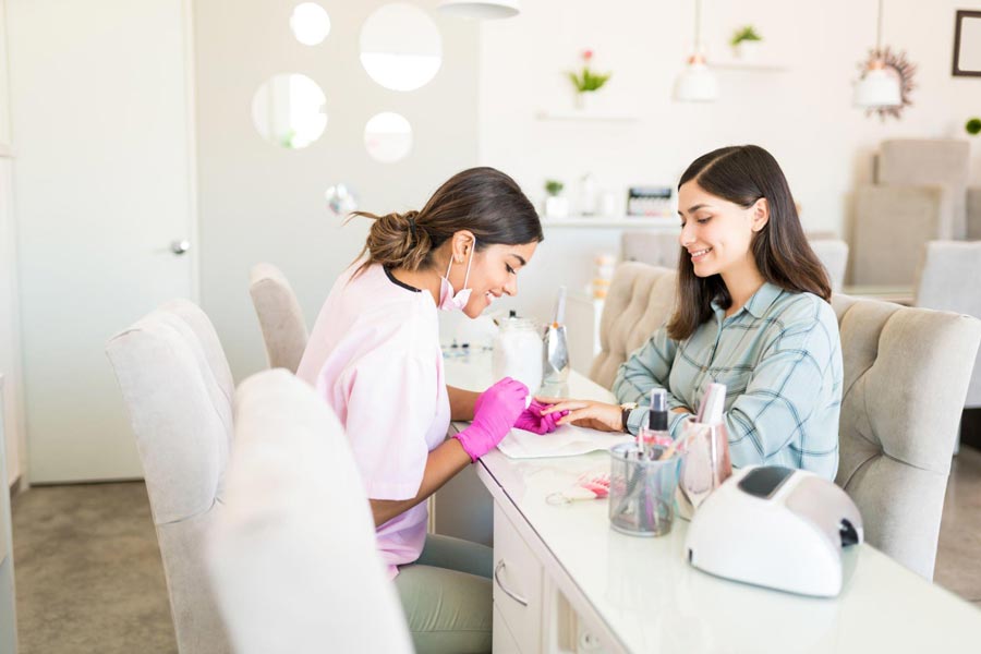 how to start a small nail business from home
